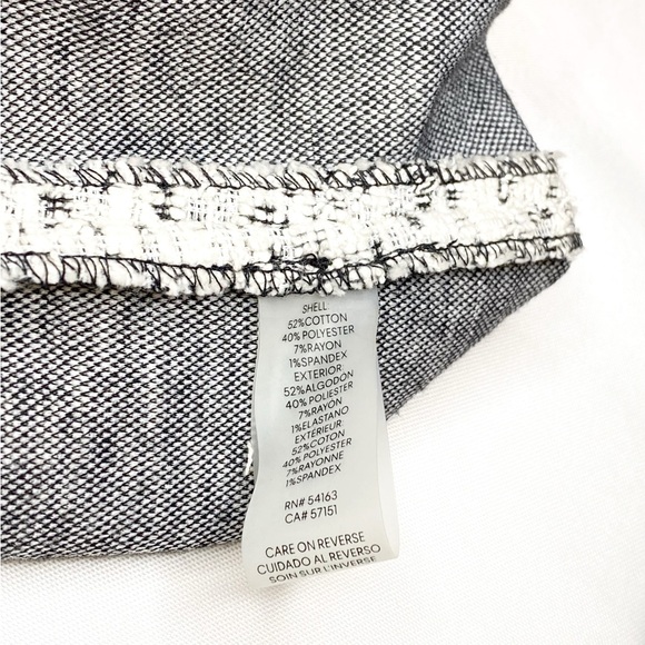 Calvin Klein Tweed Shift Dress | Black & White | Size 4 - Picture 9 of 10